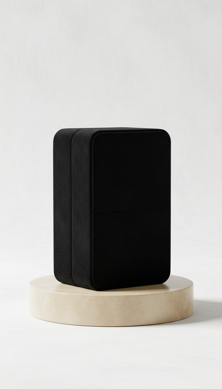 Black Velvet Magnetic Jewelry Box
